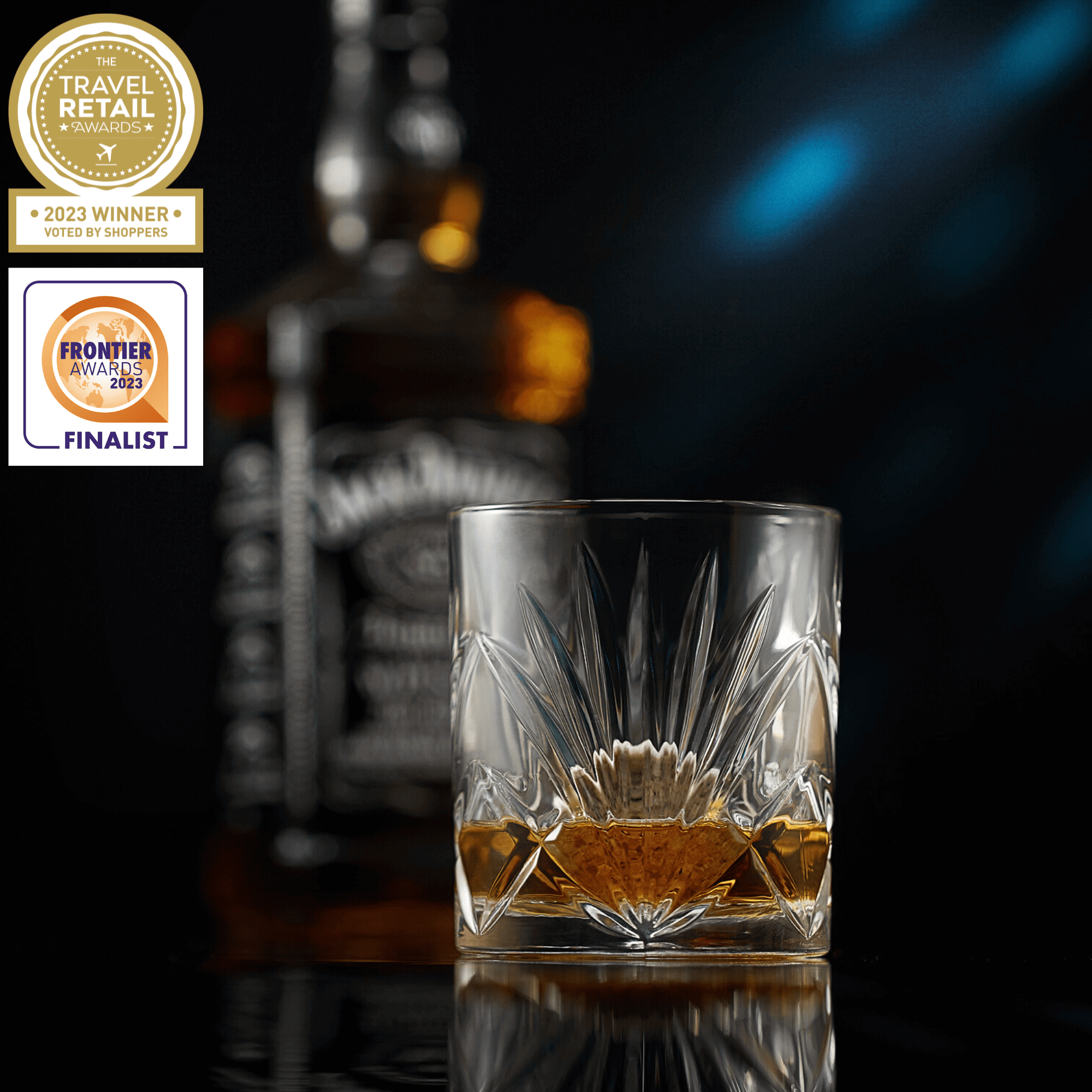 Whiskey Rocks & Palm Glasses Gift - The Connoisseur