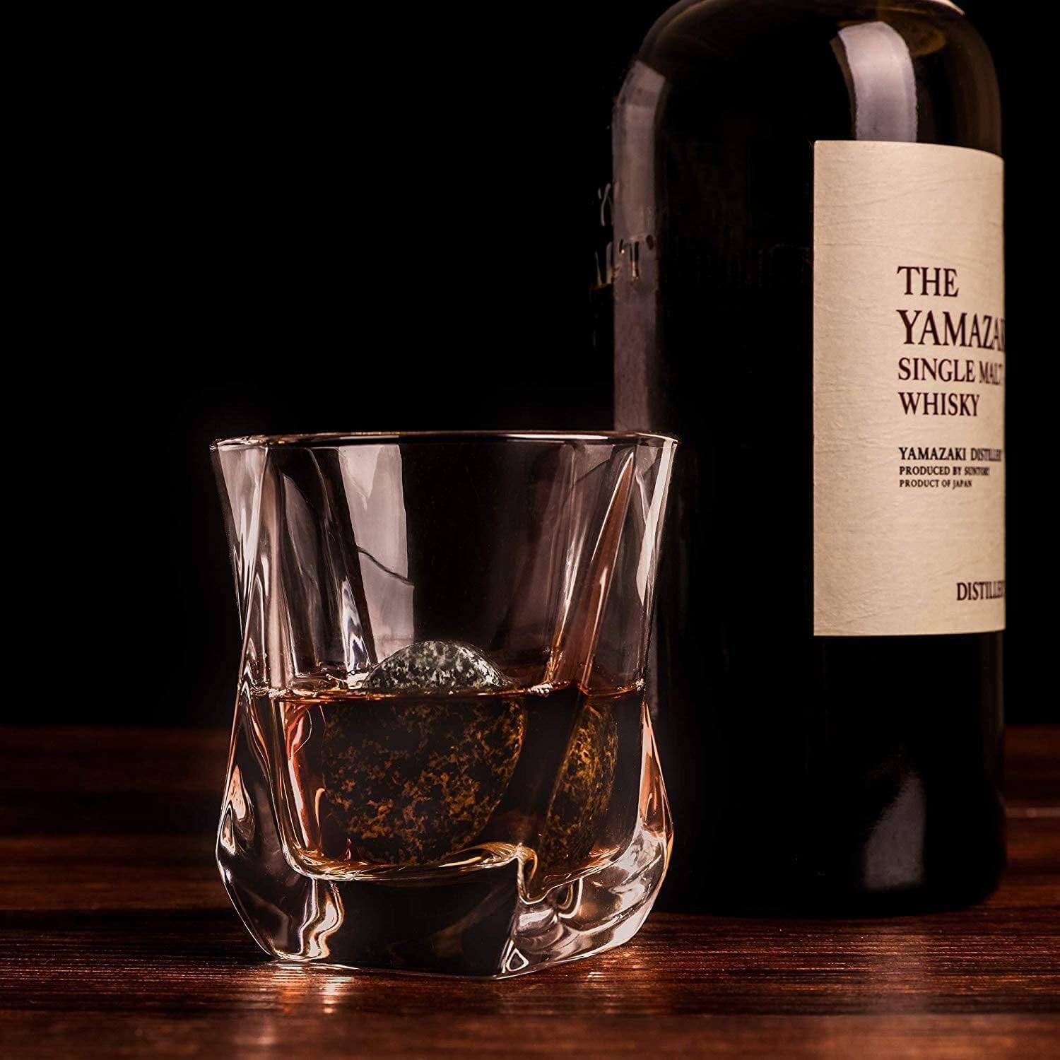 Premium Whiskey Stones Gift Set for Men - 2 King-Sized Chilling Stainl –  SHANULKA Home Decor
