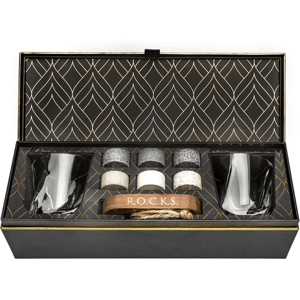 TOPSEAS Whisky Stones Set di Regalo,Bicchieri di Whisky Set,8 Cubetti di Ghiaccio Riutilizzabili TOPSEAS Whisky Stones Set di Regalo,Bicchieri di Whisky Set,8 Cubetti di Ghiaccio Riutilizzabili
